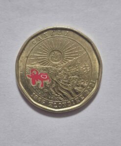 Color Klondike Gold Rush dollar