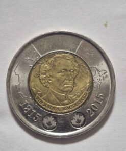 Sir John A McDonald Anniversary Toonie