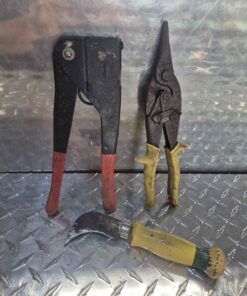 Tin snips hawk bill knife and 1 more