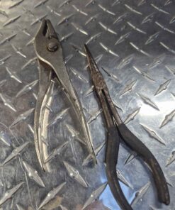 Longer needle nose and silver handle pliers