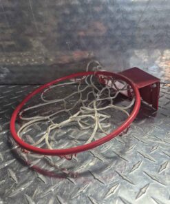 Red basketball hoop