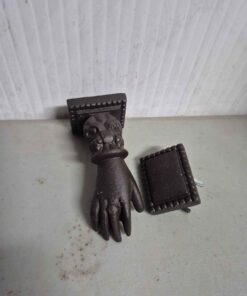 Die cast arm door knocker