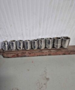 3/8" drive craftsman 10 mm to 19 mm socket set
