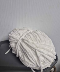 Large roll white yarn