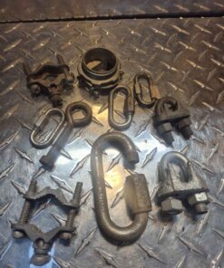 Assorted clamps quick repair links etc