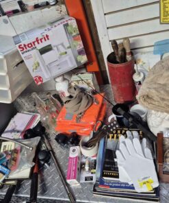 Gigantic contents on top of table job lot