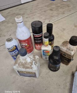 Joblot of lubricants and other chemicals