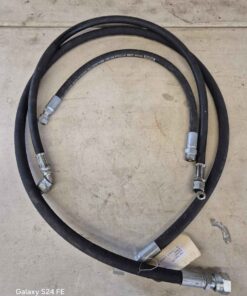 3 assorted hyd hoses