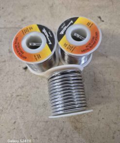 Acid core metal repair solder