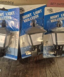 Qty 3 carriage house style night lights