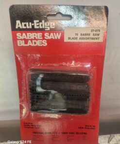Accuedge 75 piece saber saw blade set