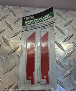 Metal cutting high speed steel reciprocation saw blades