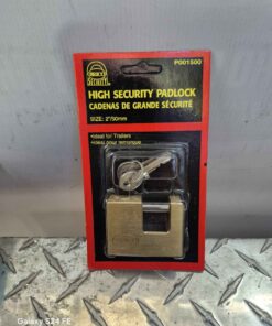 High security hitch padlock
