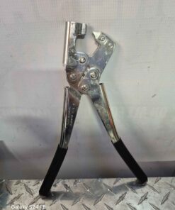 Long black handle crimping tool