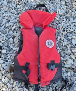 Red mustang survival branded PFD