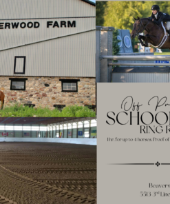 OFF PROPERTY SCHOOLING AT BEAVERWOOD FARM