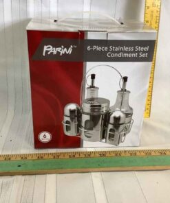 Parini 6pc Stainless Condiment Set