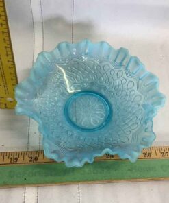 Hobnail Blue Bowl