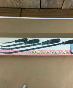 4 piece pry bar set in box
