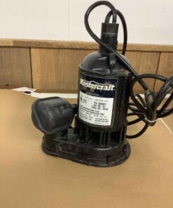 Mastercraft 1/3 H.P. submersible pump
