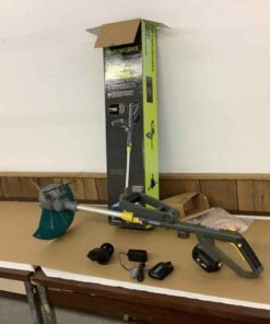 Yardworks 24 volt grass trimmer & edger with battery & charger