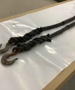 12’ 1 1/2” tow rope with hooks