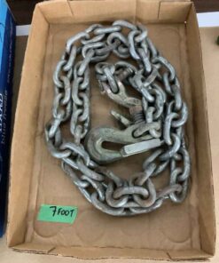 7' utility chain with 2 hooks