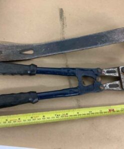 14" bolt cutters & pry bar