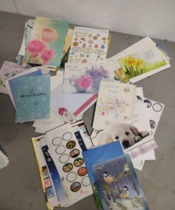Table joblot Christmas get well and more card selection