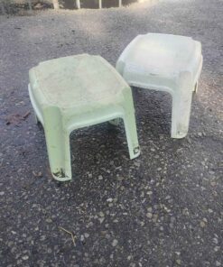 Qty 2 step stools