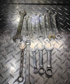 Qty 13 Regular and stubby wrenches