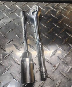 Mastercraft ratchet husky extension and spark plug socket
