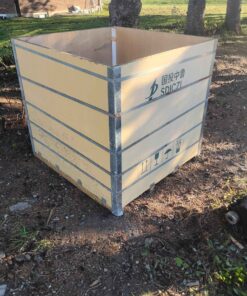 Super heavy approximately 4 foot x 4 foot storage bin