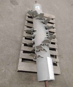 Fixed blade straw chopper rotor assembly Case IH 47877318 used on Case IH 5140 , 5150 , 6140 , 6150 , 7140 and 7160 combines
