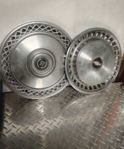 Antique hubcaps