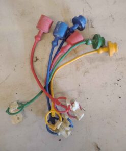 Assorted hydraulic quick coupling dust caps
