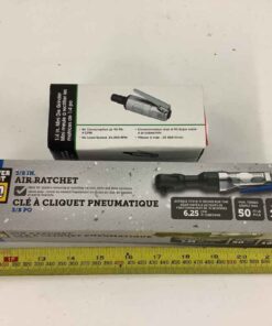 Power Fist 3/8” Air Ratchet with 1/4” Mini Die Grinder