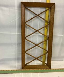 Wood “Lattice” 12” x 26”
