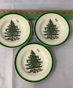 Spode Christmas Tree 6” Plates (3)