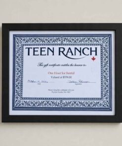 TEEN RANCH ICE RENTAL