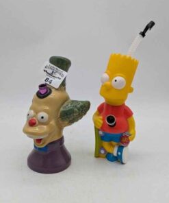 Crusty the clown and Bart Simpson Water pipes