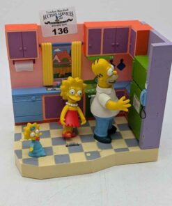 The Simpsons Kitchen Diorama playset with characters