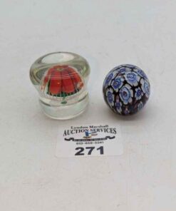 Glass paperweights