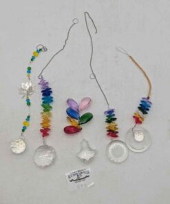 Coloured glass drops