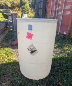 White Poly barrel - no lid