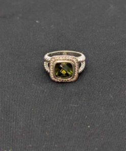 .925 square stone ring