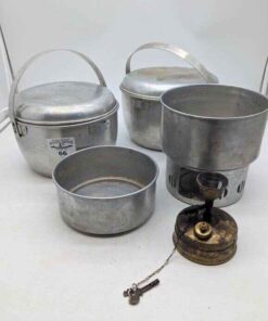 Vintage Svea Brass Backpacking stove and cook ware