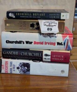Collection of Winston Churchill book titles