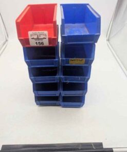 stackable plastic hardware containers