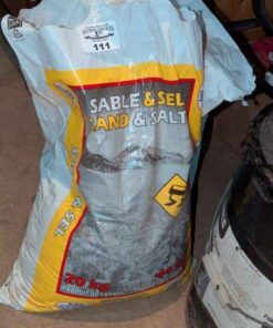 Sand and salt - One full and one opened bag